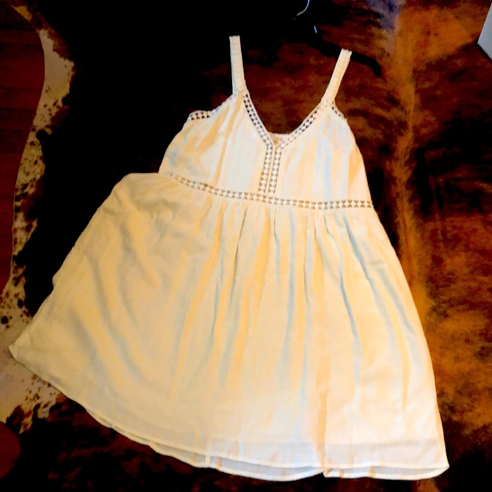 Hem & Thread dress. Cream dress Summer dress.
